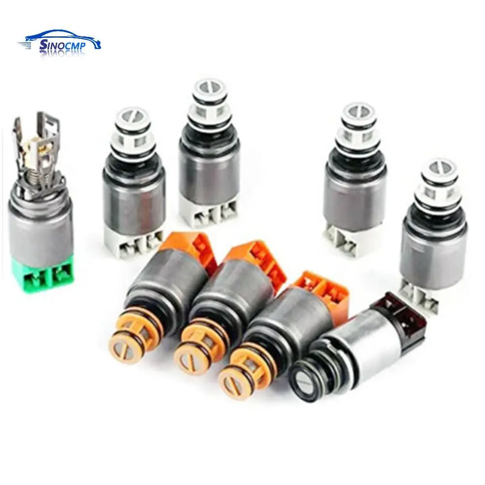 9 PCS Automatic Transmission Solenoids Kit 8HP45 8HP70 For Audi Q7 Jaguar XJ Range Rover Car Engine Accessories Replacement Part