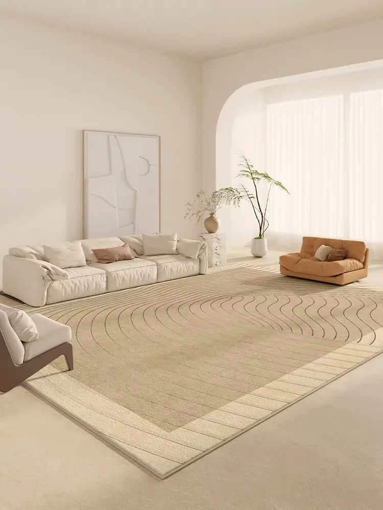 

French Wash Back Carpet Living Room New Wabi Sabi Cream Air Bedroom Bedside Washable Wipe Floor Cushion Sofa Coffee Table Blanke