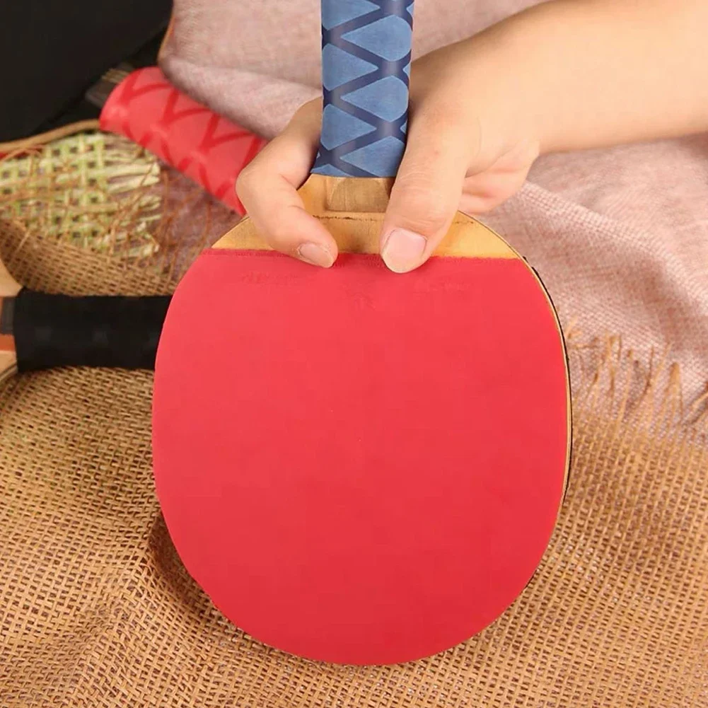 Raquetas de tenis de mesa antideslizantes, mango Overgrip de paleta, cinta de esponja termorretráctil, empuñaduras de Ping Pong, banda protectora