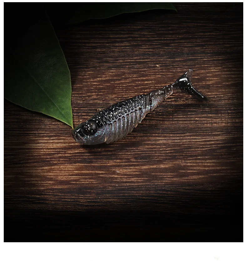SUNMILE 20 stücke Angeln Weichen Köder Wurm Künstliche Köder 3,6 cm/0,8g Felsen Angeln Wobbler Leurre Souple Köder Barsch Forelle Bass Köder – Detail 4