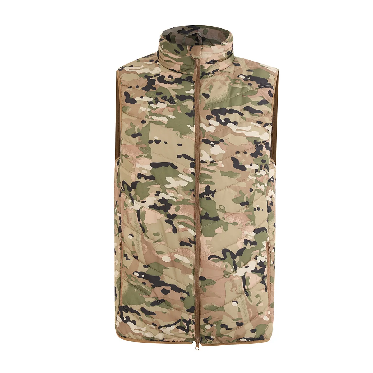 Autumn and Winter Casual Men\'s Sports Tank Top New Tactical Outdoor Camo Warm Vest