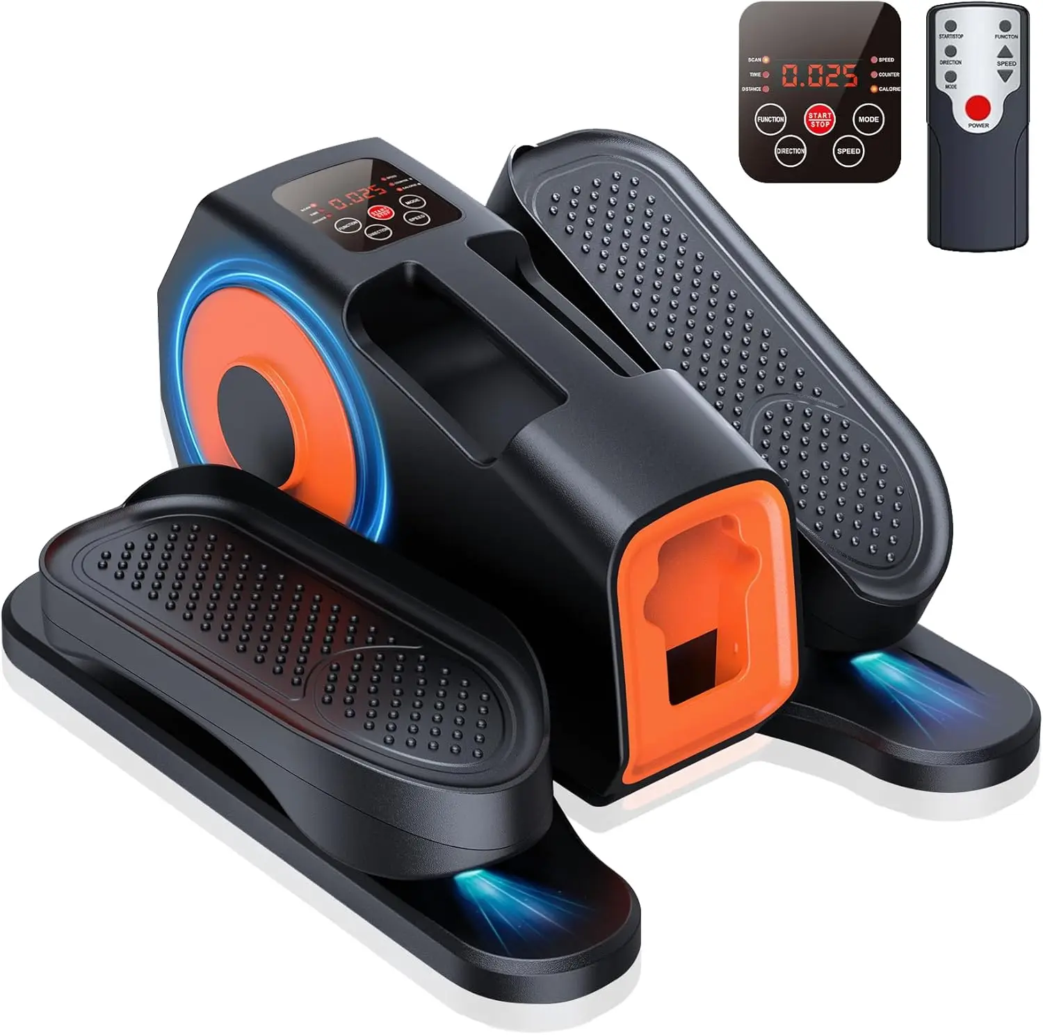 

Under Desk Elliptical Machine, Electric Elliptical Leg Exerciser for Seniors with 12 Ad justable, Quiet Portable Elliptical Mach