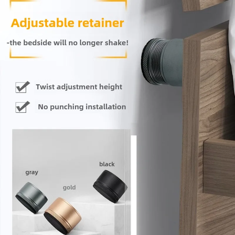 Almohadilla potenciadora de patas de muebles de Metal, elevador de cama, altura ajustable, pies de sofá, Protector de suelo, máquina de lavado, pierna alta, 2/4 Uds.