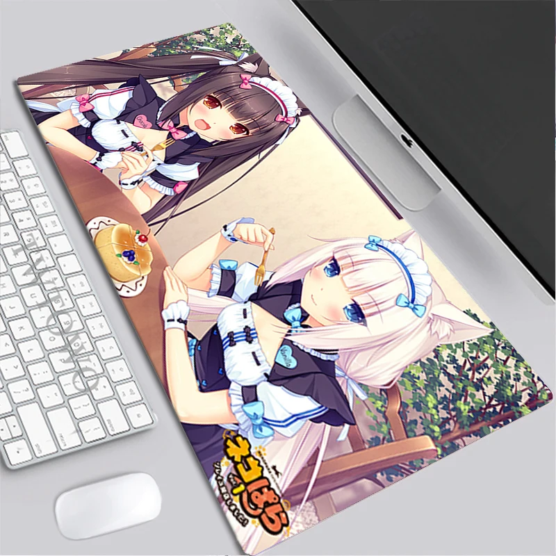 Tappetino per Mouse XXL Home HD Computer Desk Mat s tappetini per Mouse Nekopara tappeto Gamer Office Laptop tappetino per Mouse morbido tappetino