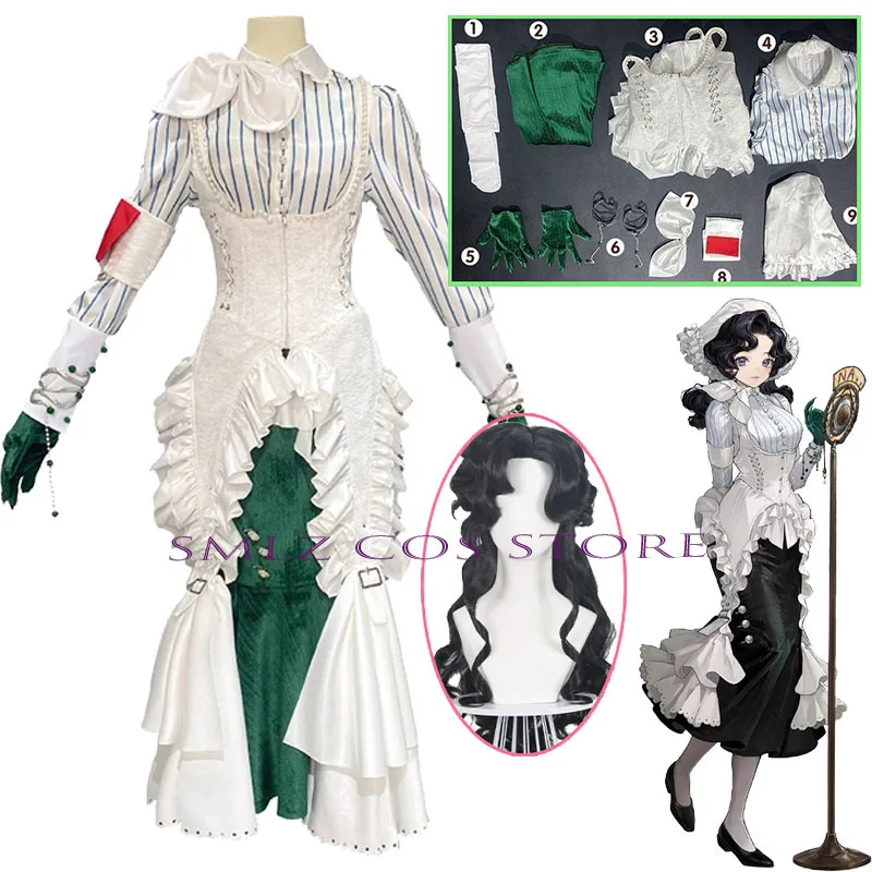 

Reverse:1999 Anjo Nala Cosplay Wig Costume Game Nala Hari Maid Dress Suits Outfits Halloween Party Play Uniform Woman