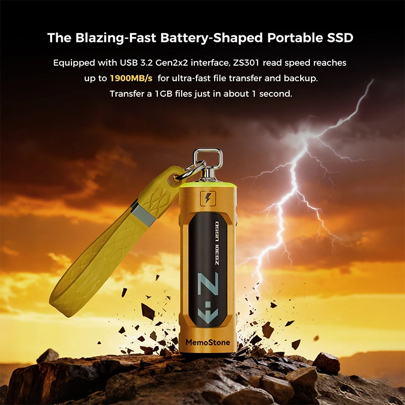 KingSpec 512GB 1TB 2TB 外付けSSD 2000MB/s Type-C Gen2 ポータブル