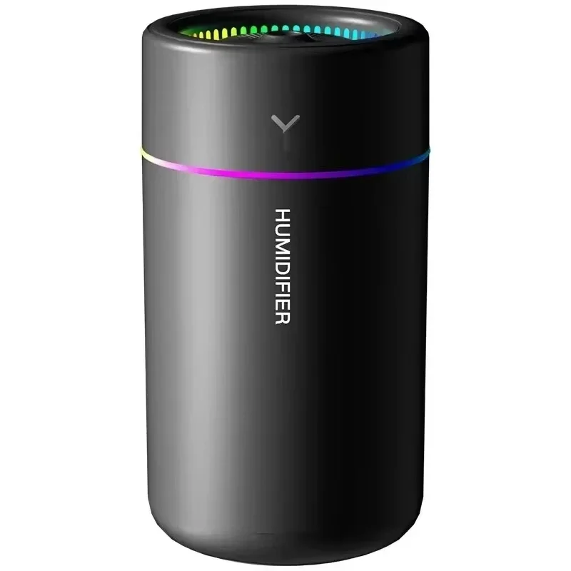 280 ML Car Air Humidifier with Colorful Lights Aroma Diffuser Essential Oils For Home Bedroom Office Silent Ultrasonic Mist