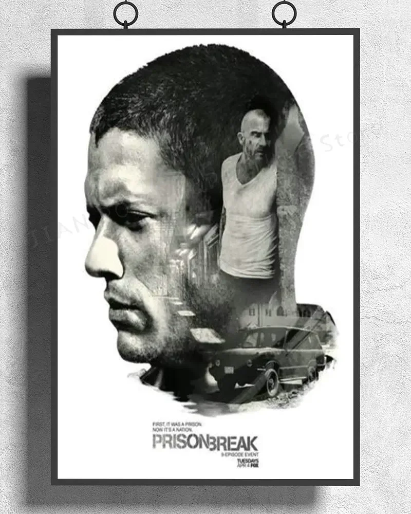 H129 Prison Break Sequel Season 5 TV PLAY Series Wall Sticker Silk Poster Art Home Decoration