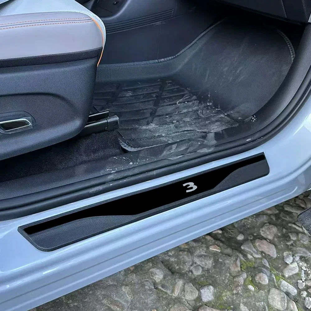 

For MG 3 2024 2025 2026 Door Sill Pedal Protection Cover Styling Car Accessories Auto Threshold Trim External Stickers