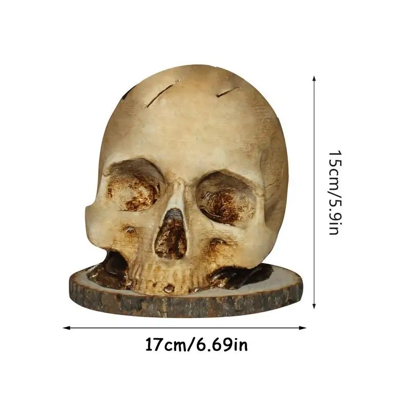 Держатели ножей для столешницы, подставка для ножей в форме головы ужасов, органайзер для головы ужасов, страшная стойка, украшение для вечеринки на Хэллоуин