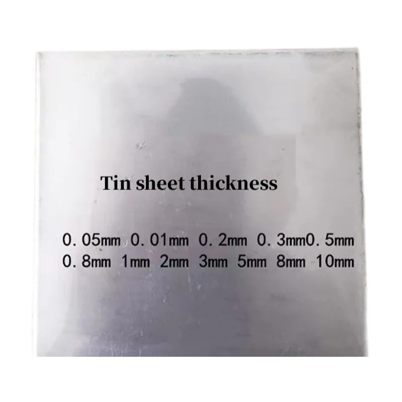 Imagem -04 - Placa de Lata de Alta Pureza Sn99.99 de Espessura 0.03 Mm8 mm para Ferramentas de Pesquisa Industrial