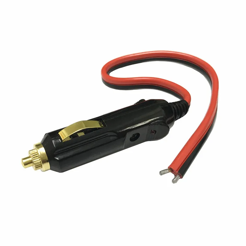 2M/3M Electric Head 2*2.5 Square Millimeter Pure Copper High-power Car Charger Single-head Tin-plated Welding Power Cord