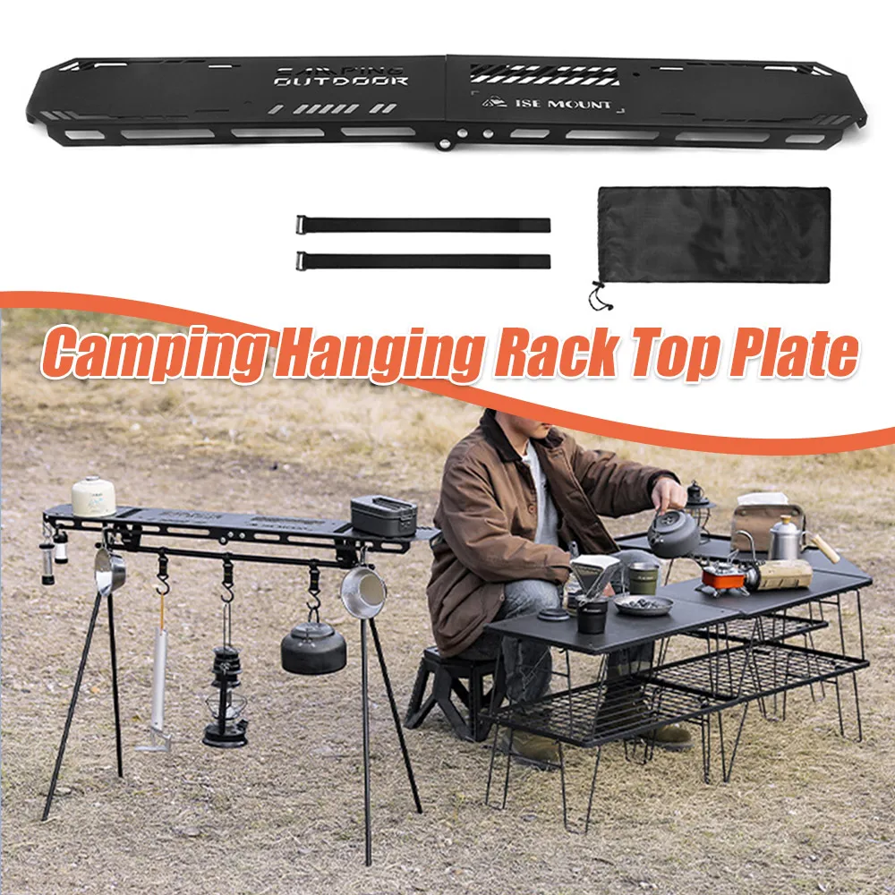 

Portable Foldable Camping Support Stand Bracket Plate High Strength Tabletop Board with Hanging Hole Outdoor Gear