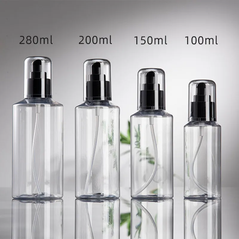 

10/30pcs 100ml-280ml Plastic Refillable Pump Bottle with Lotion Pump Dispenser For Lotion Shampoo Cleaning Products Aromatherapy