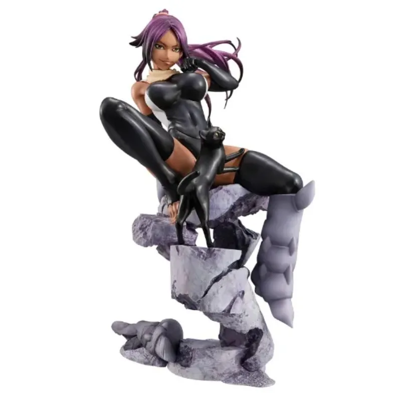 【In Stock】MegaHouse G.E.M. BLEACH Shihoin Yoruichi Arrancar Arc Figure 20cm Official Licensed PVC Collectible Statue