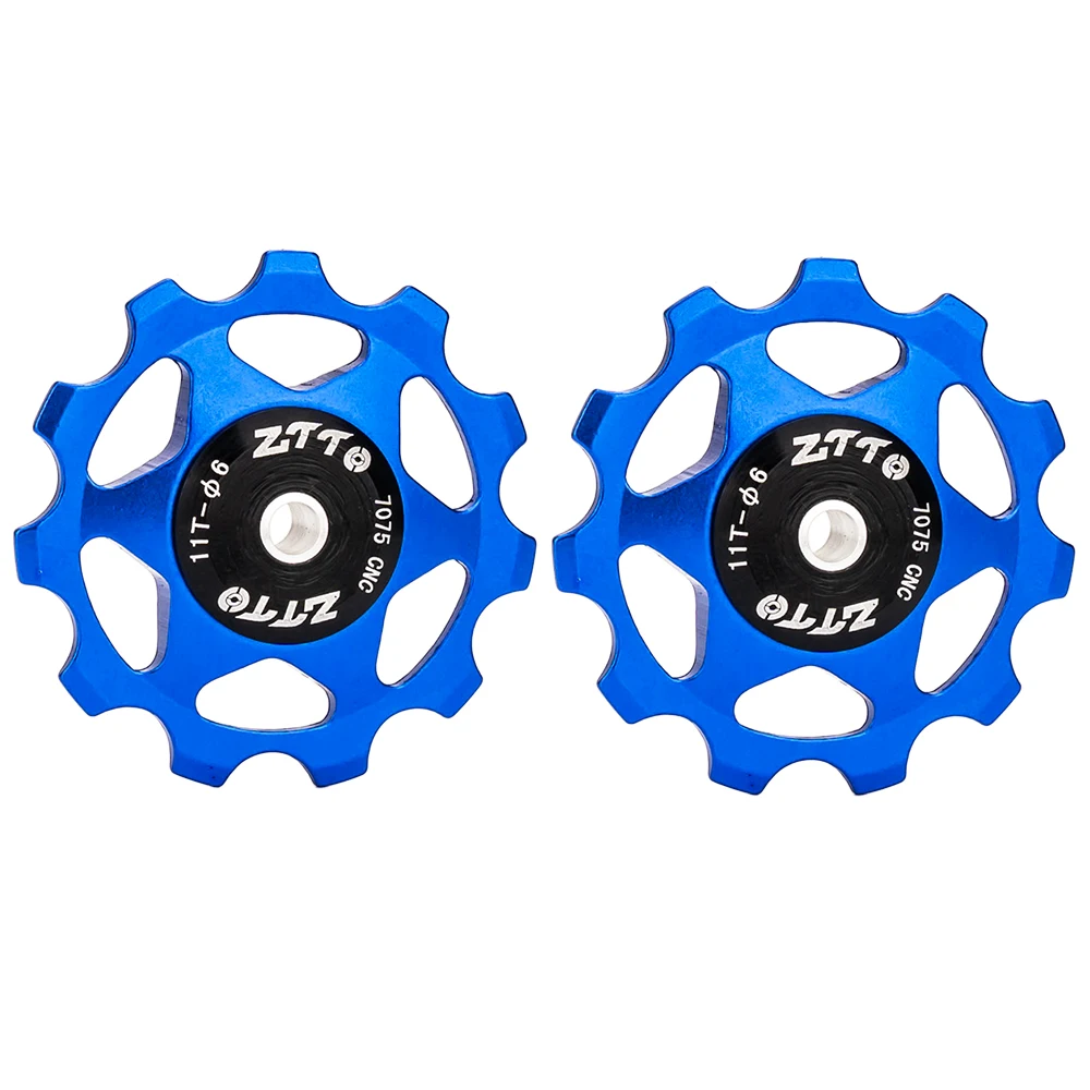 ZTTO MTB Fahrrad Schaltwerk Stützrad 11T 13T Stahl Lager Pulley AL7075 CNC Rennrad Guide Roller Idler 4mm 5mm 6mm