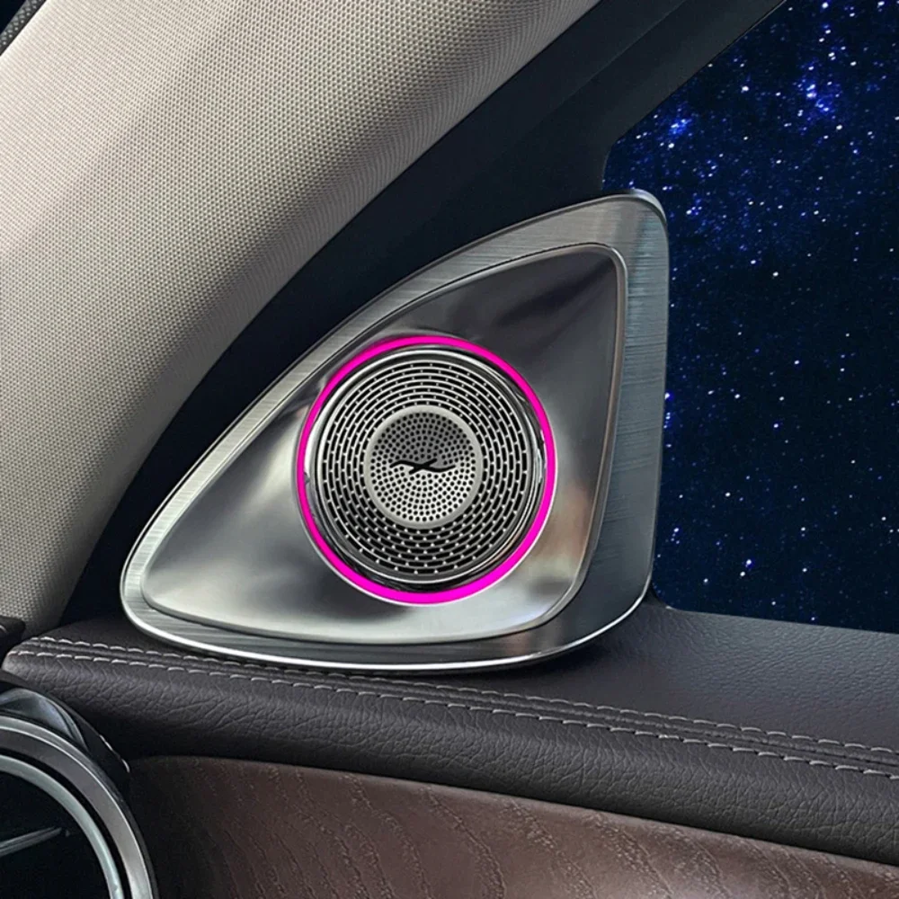 

Hot Sale 4D Tweeter Atmosphere Lamp 4D Rotating Tweeter Speaker 64 colors Ambient Light For Mercedes Benz E-class W213