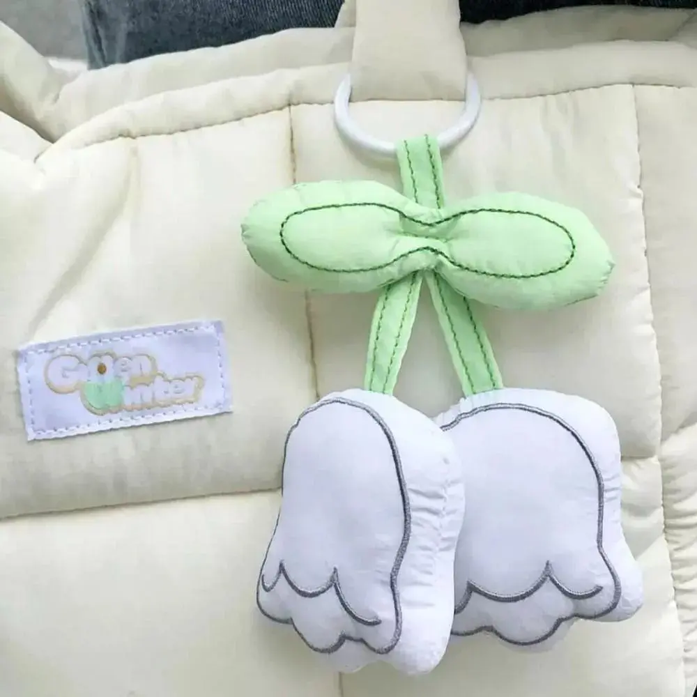 New Cotton Down Shoulder Bag Solid Color Large Capacity Tote Bag Fluffy Soft Travel Handbag