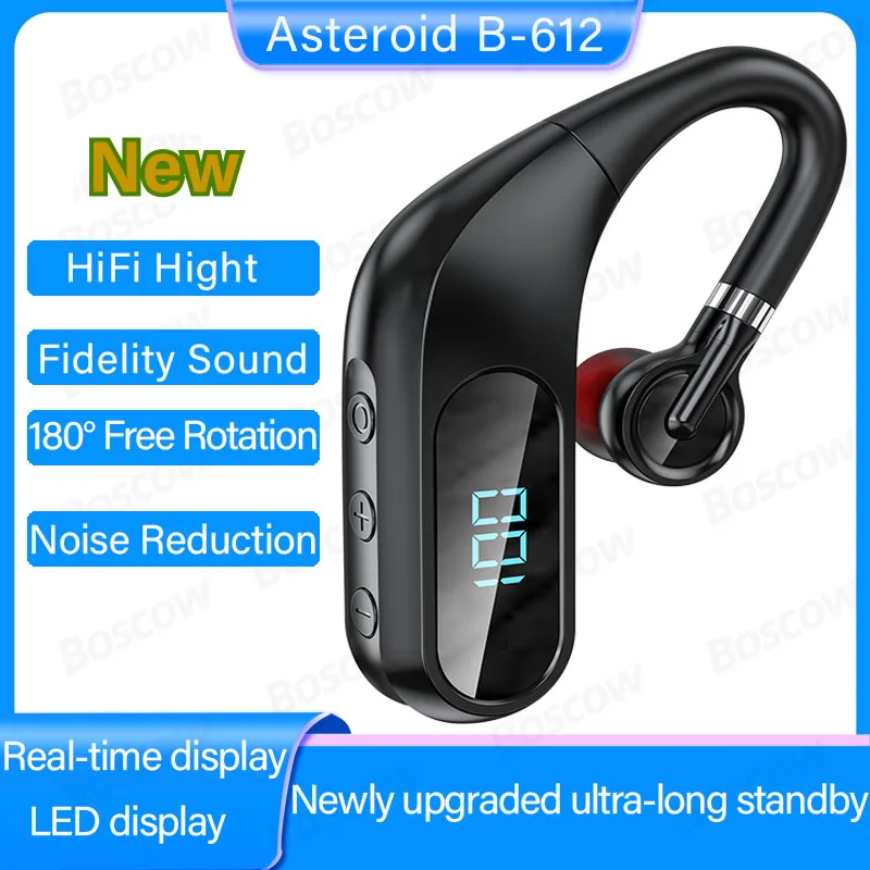 AB-612 Auricular Inteligente Sem Fio, Bluetooth 5.0, TWS, Celular, Adequado para Apple, Samsung, Huawei, Pk Air, SuperPod, Modelo