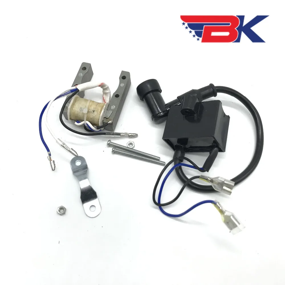 Magneto-Stator-Zündspule, Lichtmaschine, CDI, passend für motorisierte Fahrräder mit 49 cc, 60 cc, 66 cc, 80 cc, 2-Takt-Motor
