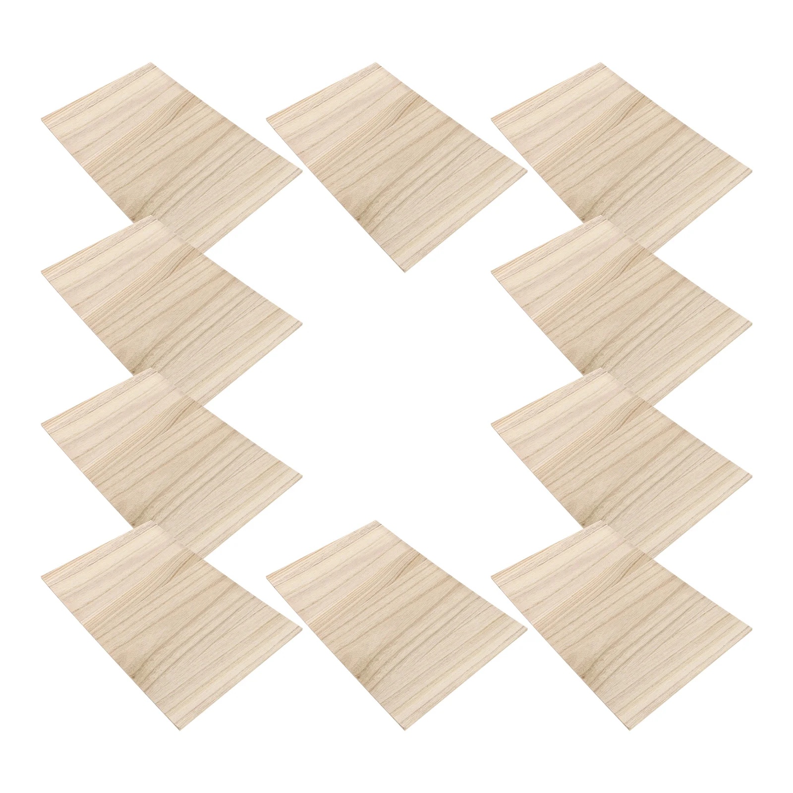 

10 Pcs Taekwondo Plank Versatile Board Breaking Supply Wooden Performing Accessory Professional