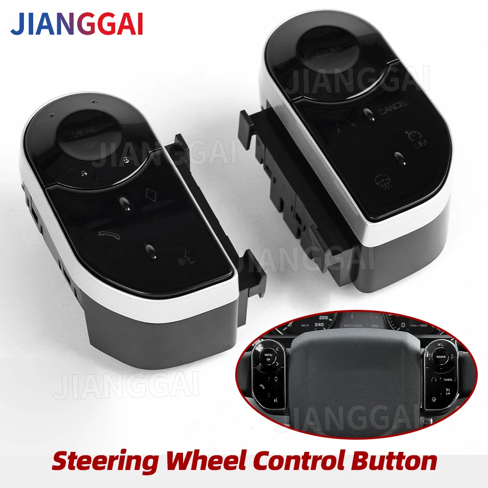 Multifunction Control Switch For Range Rover Vogue 13-17 Sport 14-17 Land Rover Discovery 5 17-18 Car Steering Wheel Buttons