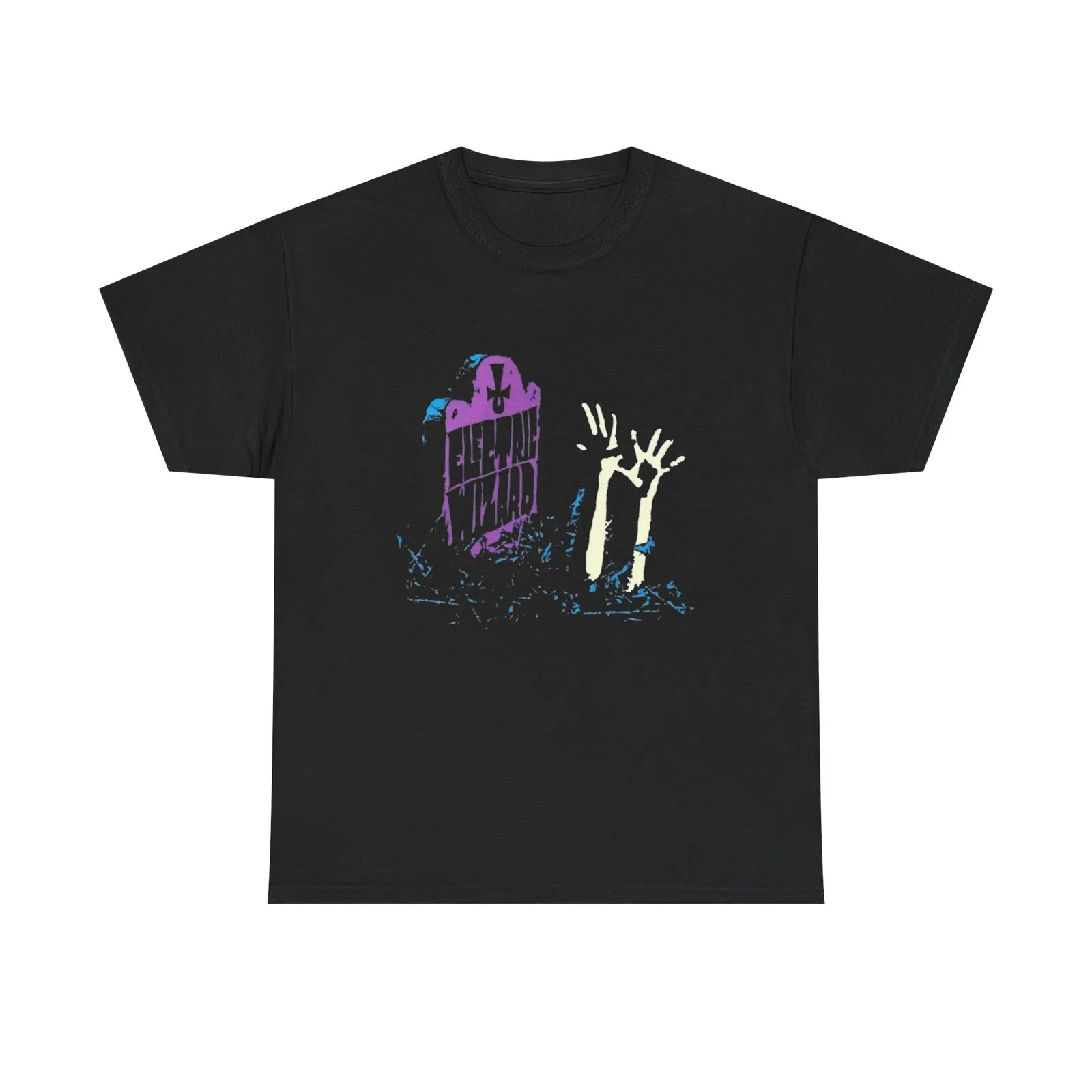 T-shirt Electric Wizard Unisexe Toutes Tailles - Noir - Neuf Avec étiquettes - Modèle BS184