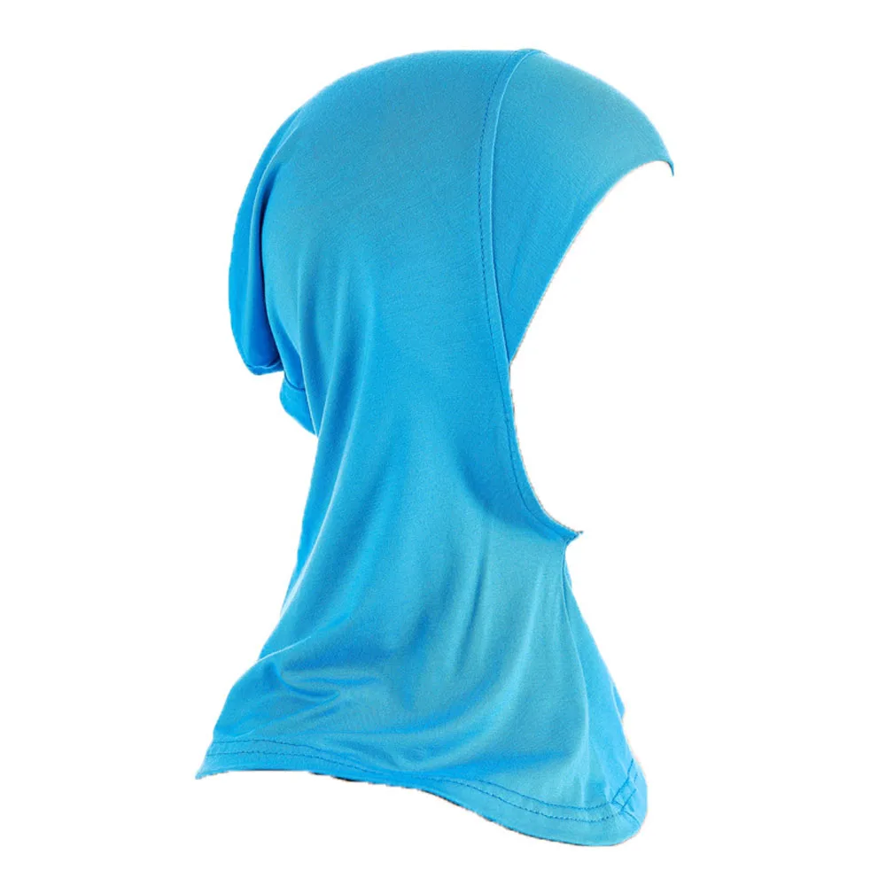 뜨거운 판매 모달 Hijab 스카프 모자 이슬람 Underscarf 머리 커버 Shawls 여성용 솔리드 그레이 핑크 블루 퍼플 화이트 카키 RIMAIRE