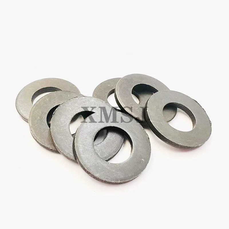 10/100pcs M1.6 M2 M2.5 M3 M3.5 M4 M5 M6 M8 M10 M12 GB97 DIN125 Black 304 Stainless Steel Flat Washer Plain Gasket Pad