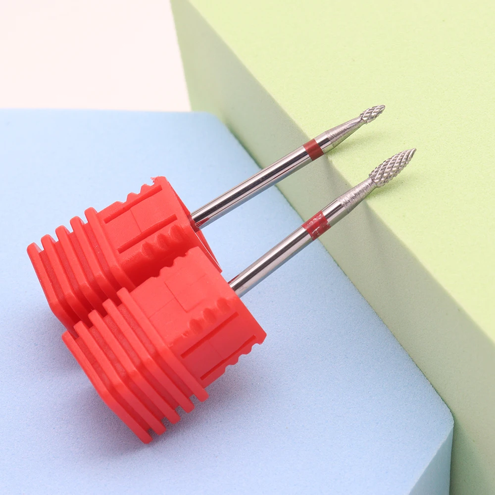 1Pcs Tungsten Carbide Nail Drill Bit  Cuticle Bits Accessory For Electric Manicure Machine Pro Nail Art Salon Tool Remove Gel