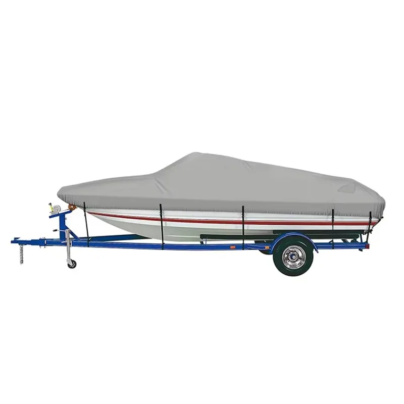 

STLF Factory Customized Heavy Duty Waterproof and UV Proof V-shaped Boat Cover 600D Oxford Boat Cover