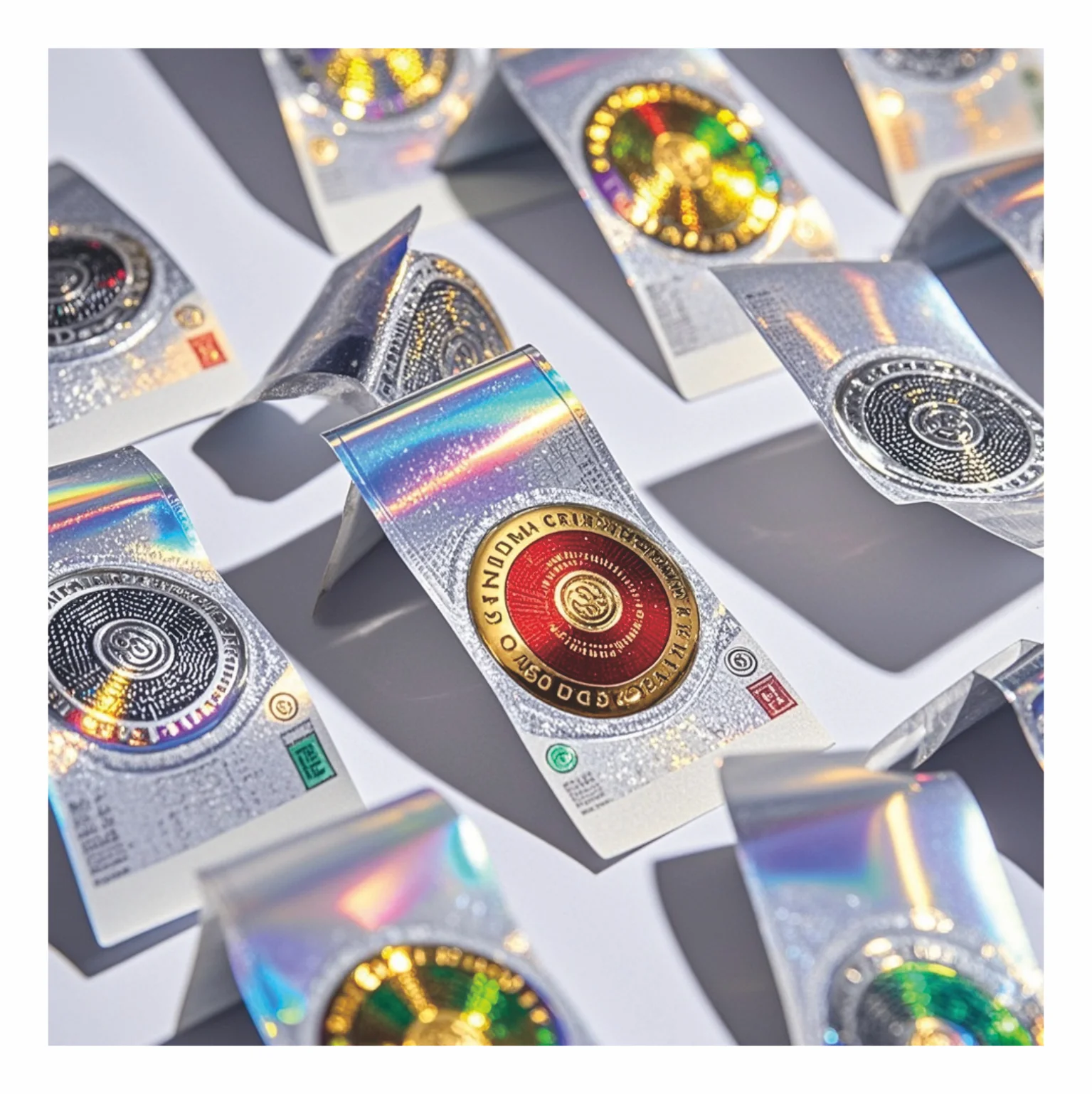 Brand New Holographic Label Stickers For Security Seal Shrink Label Warranty Stickers For Wholesales