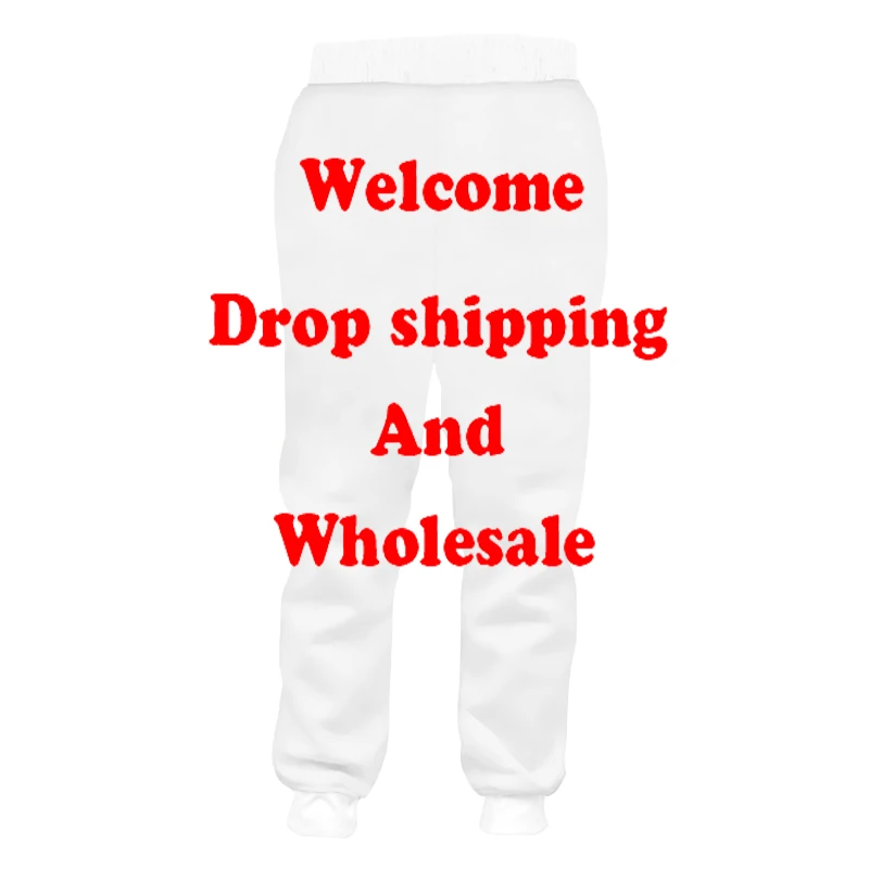 3D Print Diy Custom Design Mens Womens Clothing Hip Hop Casual sweatpants  Drop Shipping Wholesalers Suppliers For Drop Shipper