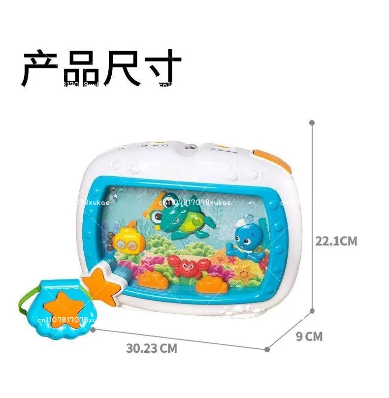 Original Genuine Product，New Sea Aquarium Soother Baby with Remote, Lights and Melodies Bebe