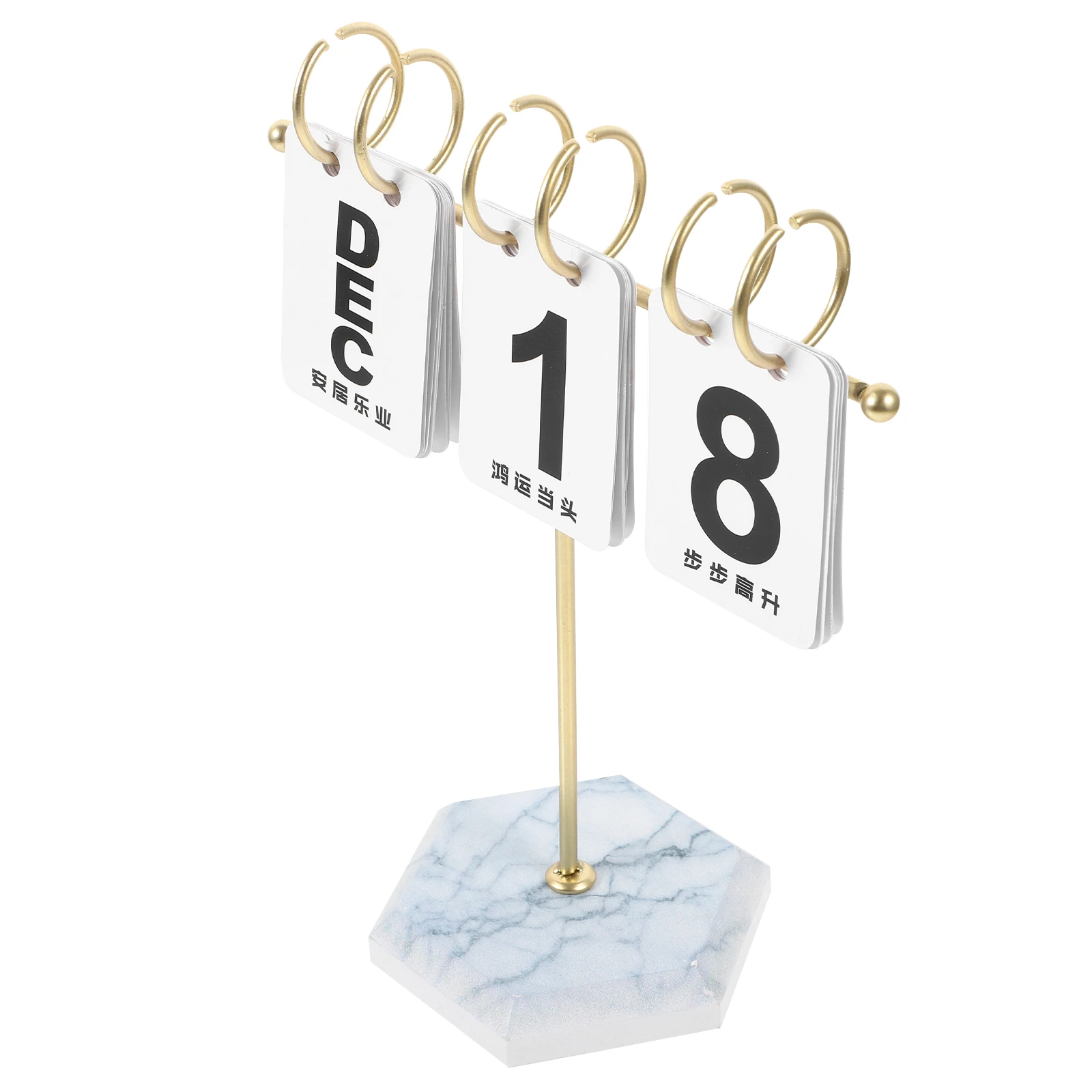 

Flip Calendar for Desk Flipping Accessories Daily Perpetual Office Desktop Gift Decorations