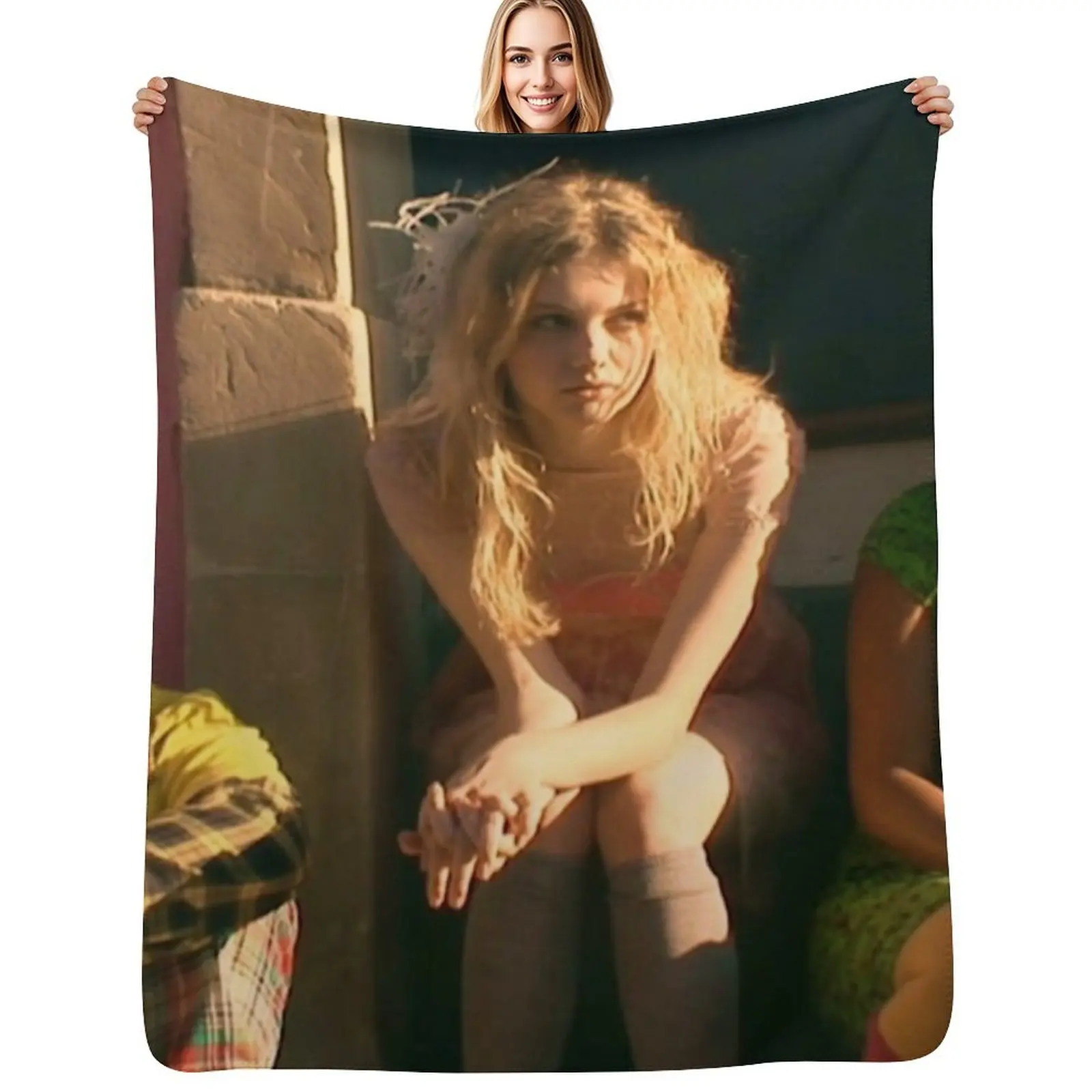 

cassie jal chris Throw Blanket Blankets For Sofas Plush manga Blankets