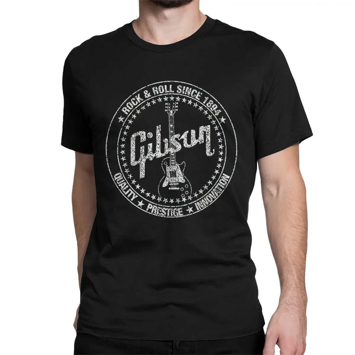 LE Gibson 1894 for Men Women T Shirts Rock Fashion Tees Short Sleeve Crew Neck T-Shirts  Birthday Present Clothes