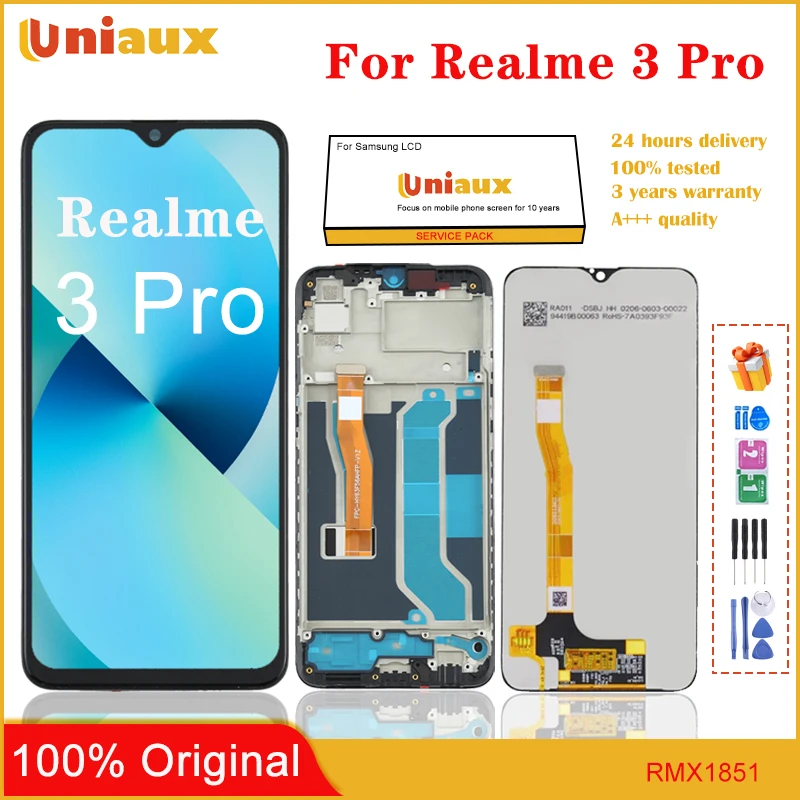

For Realme 3 Pro Mobile Phone LCD Screen Display assembly Touch Screen LCD Panel Replacement