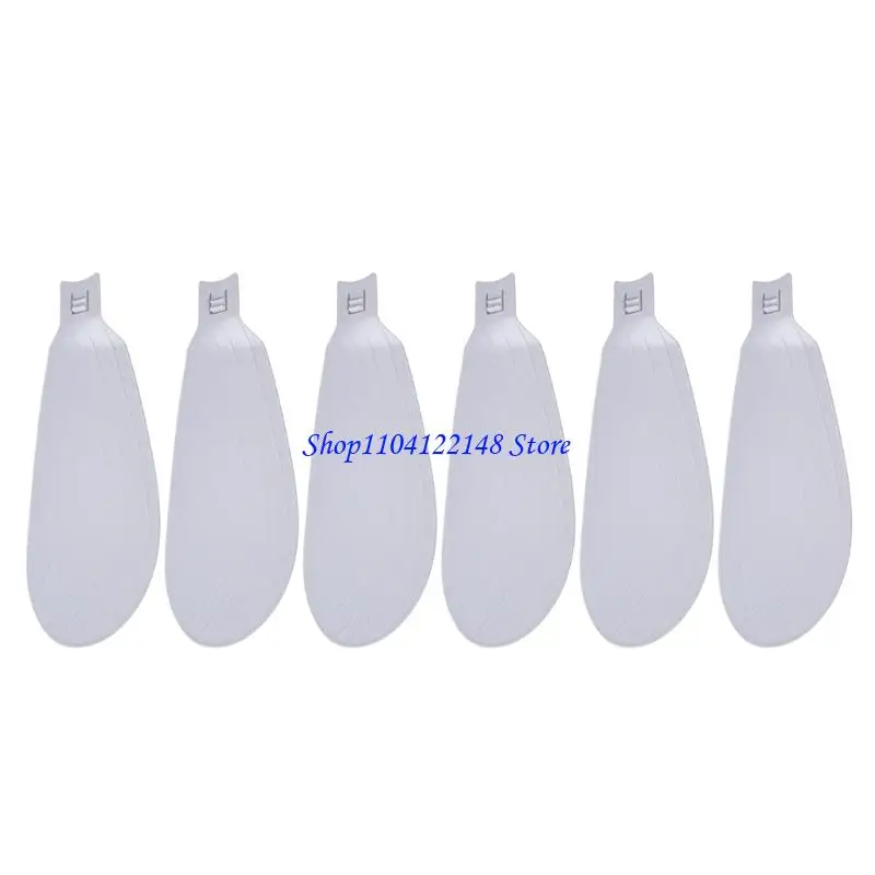 P9FA 6Pieces Color Option ABS Fan Blade Replacement for 20.5Inch E27 Fan Light