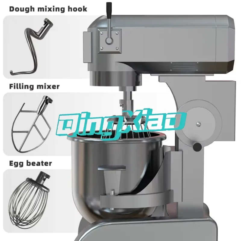 Commercial Multifunctional Automatic Mixer Dough Kneading Egg Beater For Cake Fresh Cream Baking Bakery Restaurant Kitchen Use