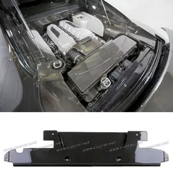 건식 탄소 섬유 엔진 인테리어 트림, 아우디 R8 V8 V10 2008-2015 엔진 베이 트림 패널, 자동 OEM 후드 커버 장식