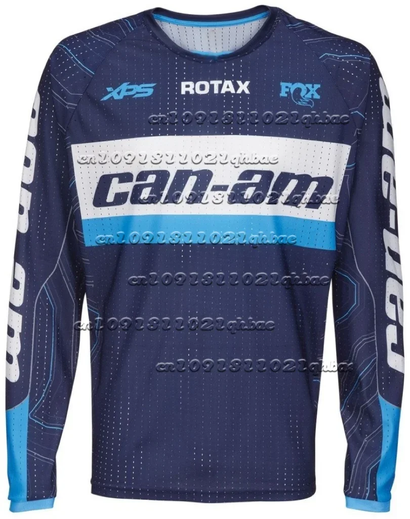 

2025 Off Road Motorcycle 3D Printed Sportswear Mtb Enduro Downhill Mx Dh Bicycle GP Breathable Quick Drying Long Sleeve T-shirt