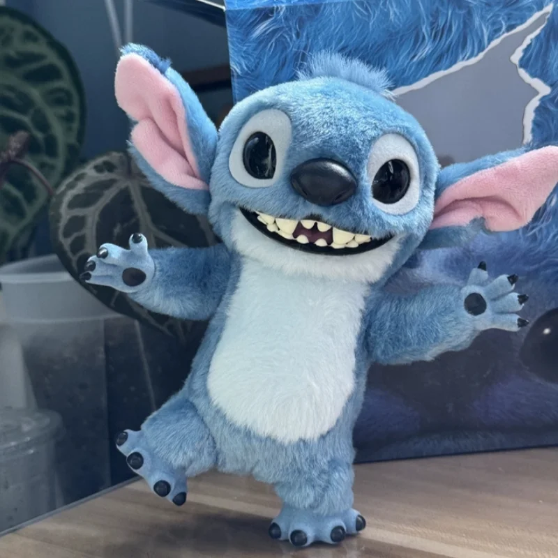 حقيقية 16/28 سنتيمتر ديزني غرزة أفخم الشكل دمية لطيف أنيمي غرزة ظهره قلادة دمية محشوة بلوشين المفاتيح الأطفال هدية #6