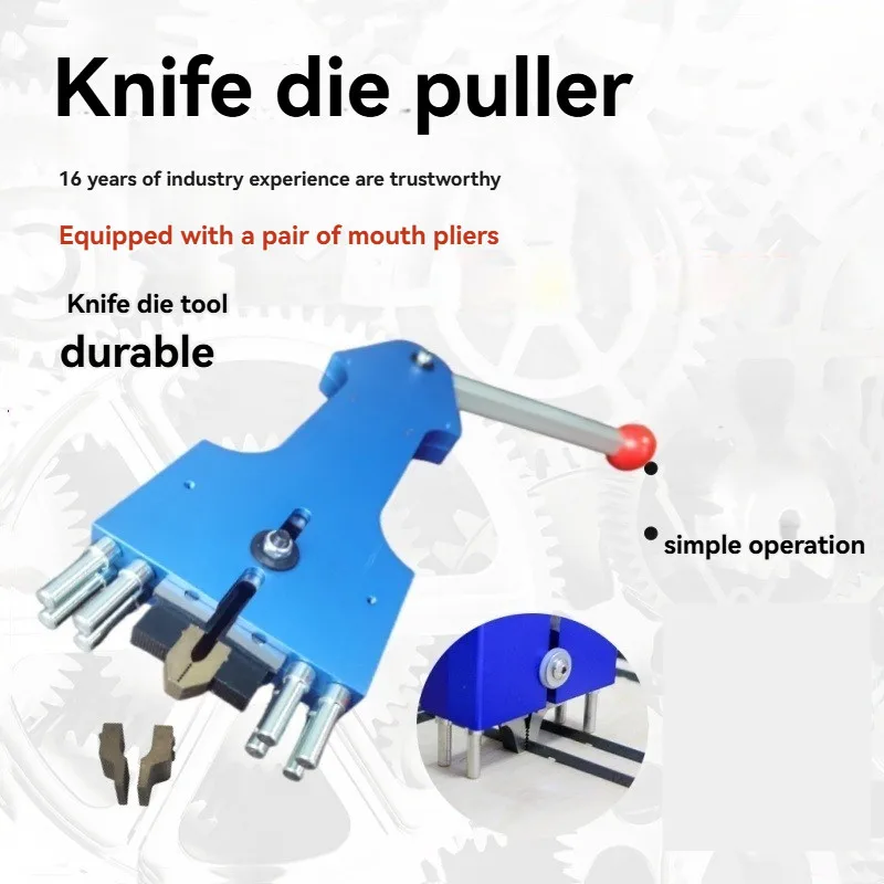 Knife pulling device cardboard blade clamp steel wire clamp tool