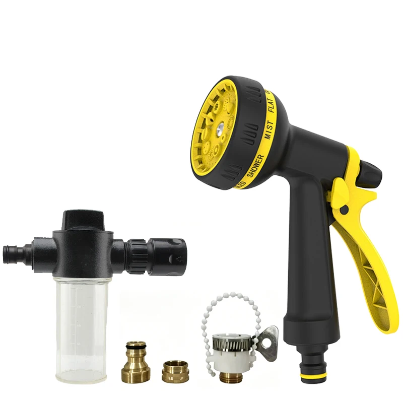 Best Seller 8 Function Garden Water Gun Sprinkler Garden High-Pressure Car Washing Water Gun Garden Watering Sprinkler ﻿