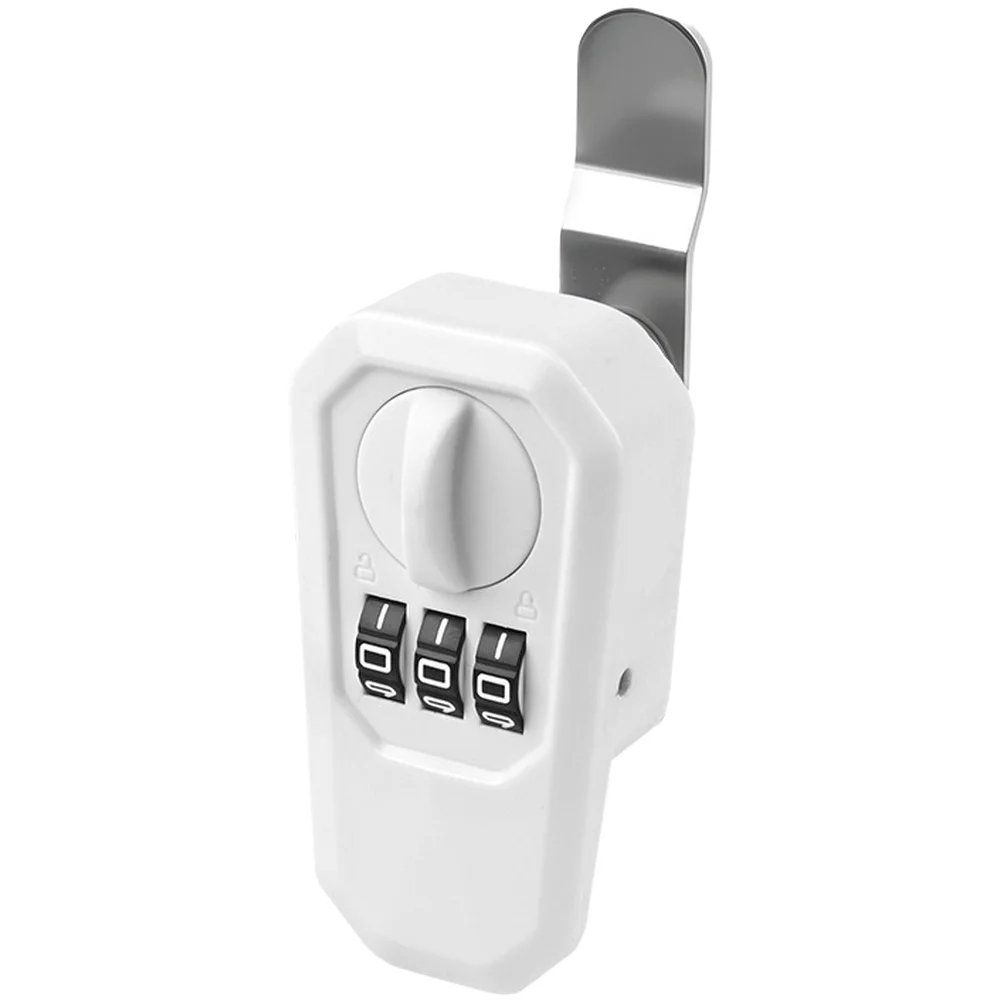 Zinc Alloy 3 Digit Combination Lock with Ergonomic Pull Handle for Wooden Doors Drawers For Cabinets Storage Units