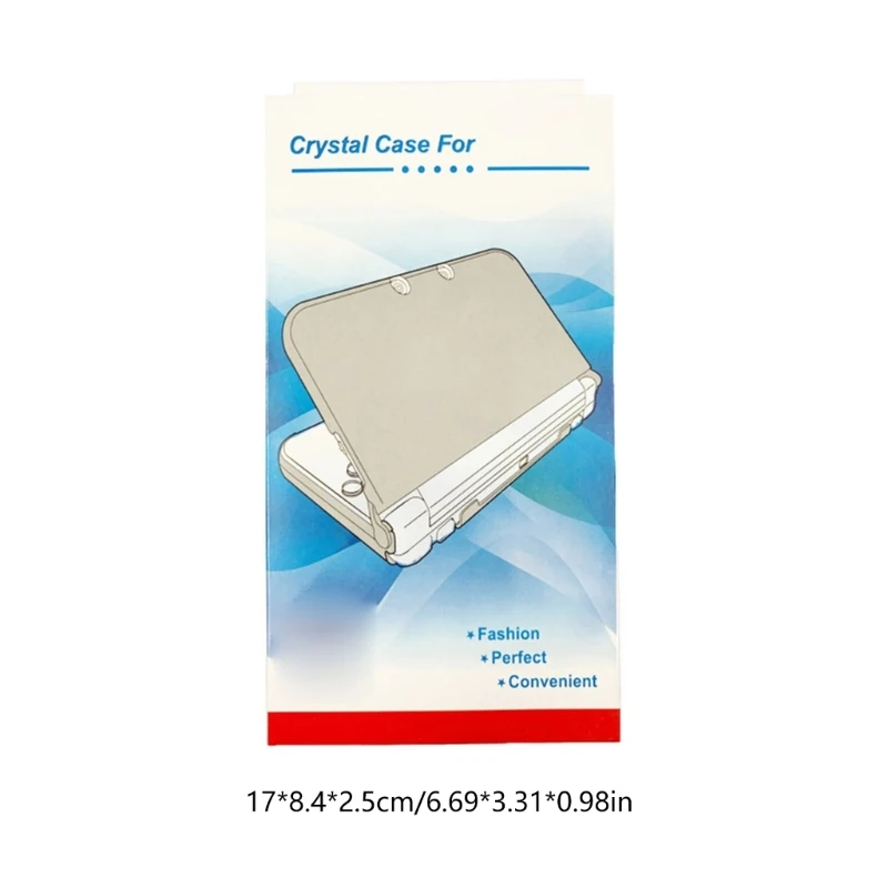 Funda plástico cobertura total 573A para nueva carcasa mando 3DS XL LL/nueva 3DS