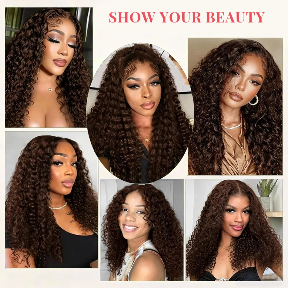 Extensions de Cheveux Naturels Ondulés Brun Foncé 2 #, Postiche de Trame de Peau, 2g par Pièce