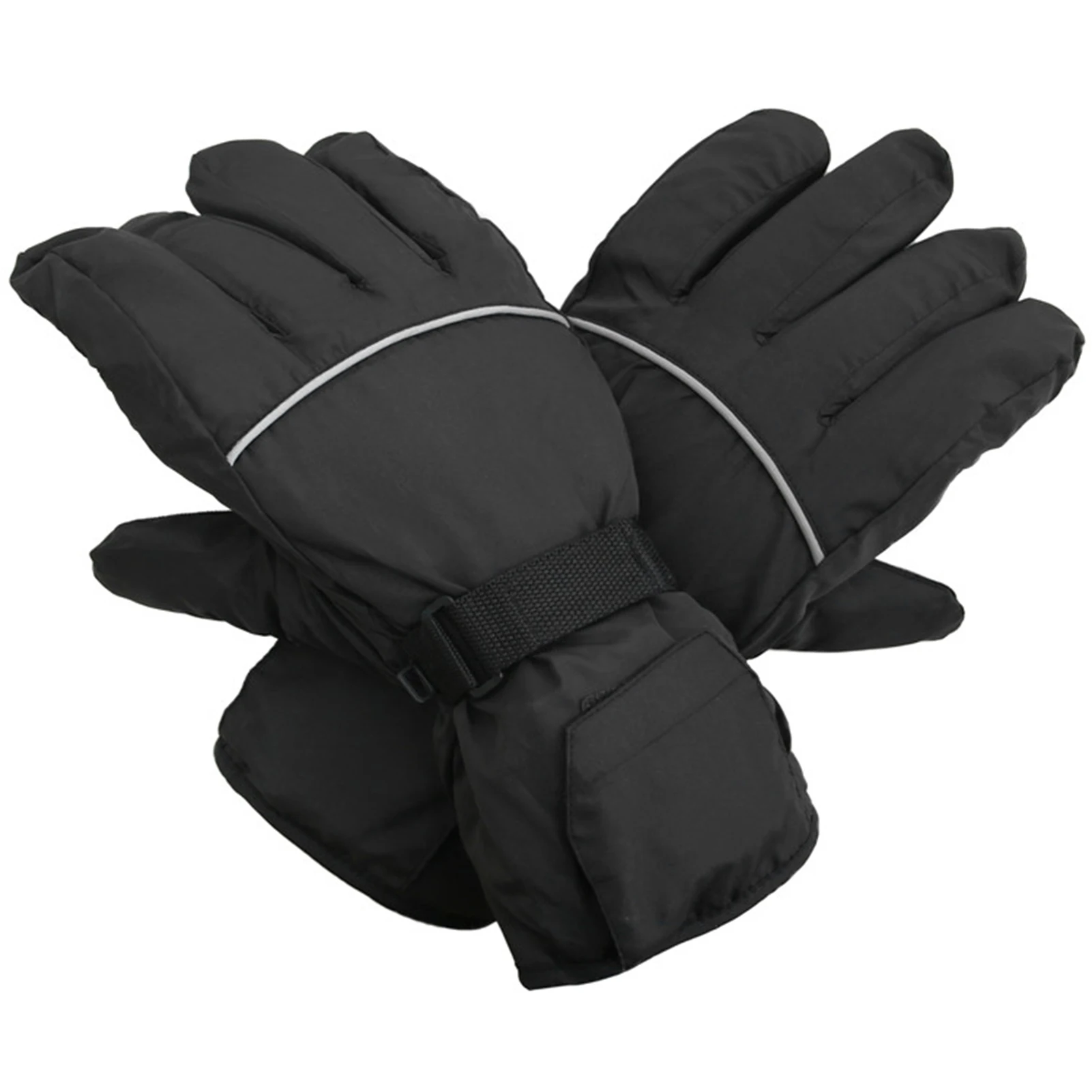 Heated Gloves Rechargeable Winter Hiking Gloves Touchscreen Electric Heated Winter Thermal Gloves For Running Hiking Shooting