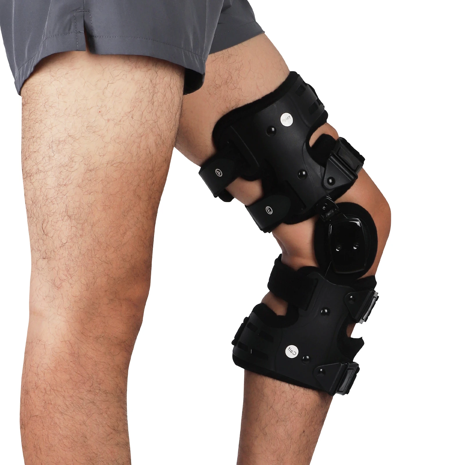 Lateral Unloader Knee Brace for Osteoarthritis, Bone on Bone Joint Degeneration Offloader with Built in Hex Key, Outside Left